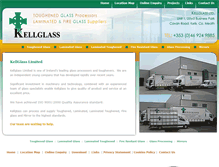 Tablet Screenshot of kellglass.ie